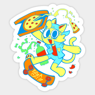 PIZZA CAT Sticker